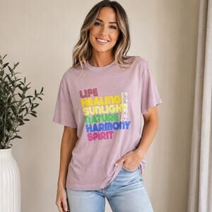 Pride Target Phluid Project Purple Rainbow Meaning Adult T-Shirt S NWT